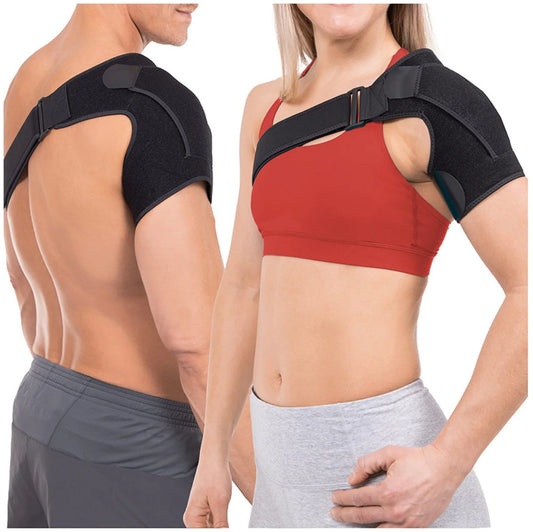 Adjustable Shoulder Support Brace - Single Shoulder Protector for Injury Recovery & Pain Relief