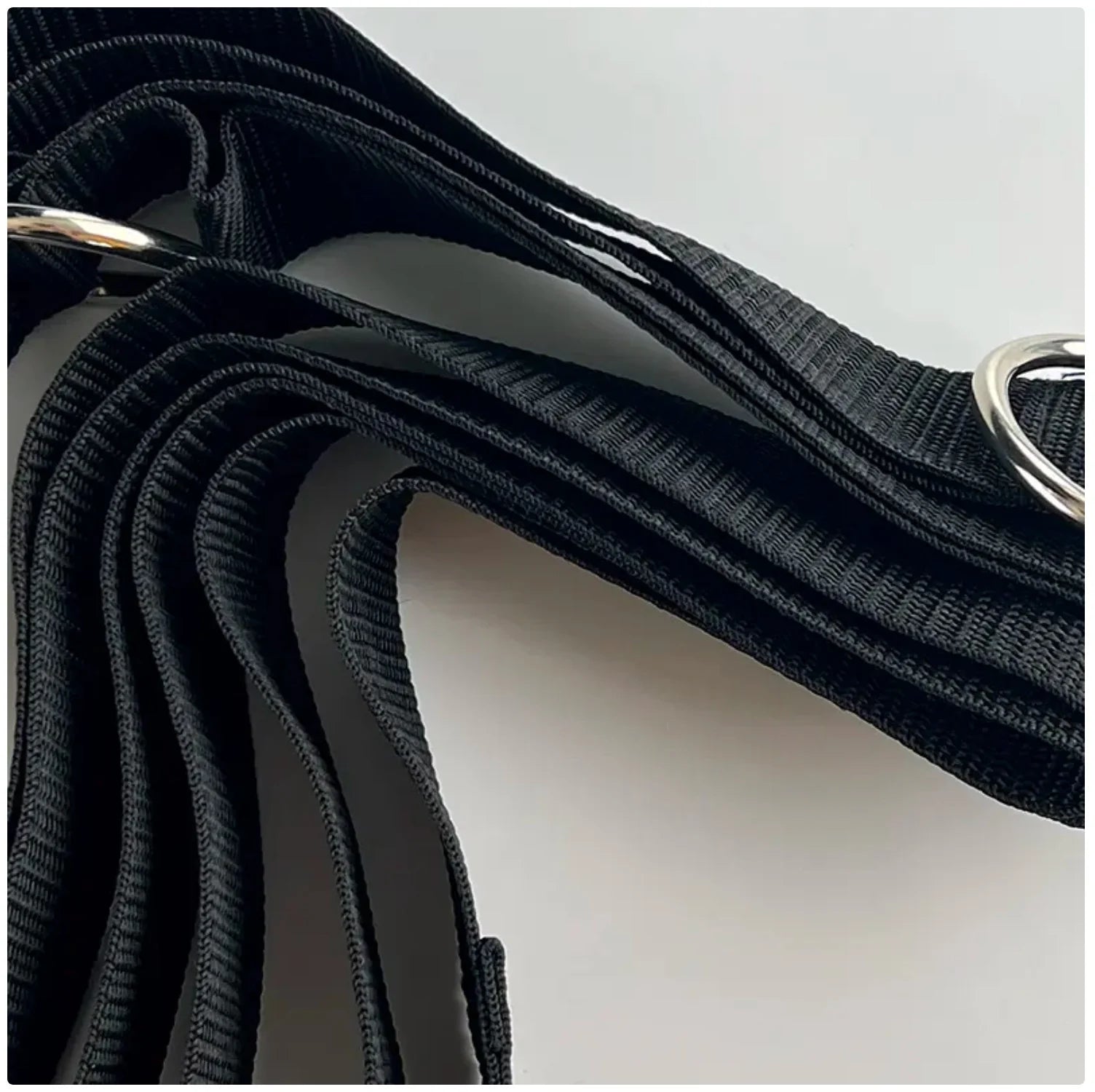 Adjustable Door Anchor Resistance Training Strap - 5 - Loop Workout Accessory for Home Gym