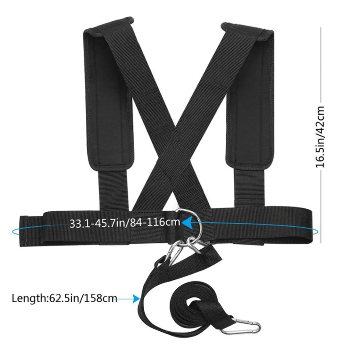 Adjustable Resistance Training Harness - Versatile Equipment for Strength Training