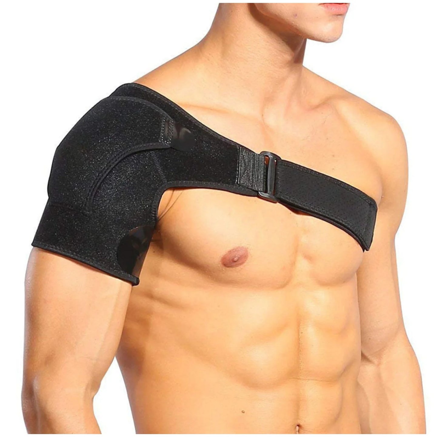 Adjustable Shoulder Support Brace - Single Shoulder Protector for Injury Recovery & Pain Relief