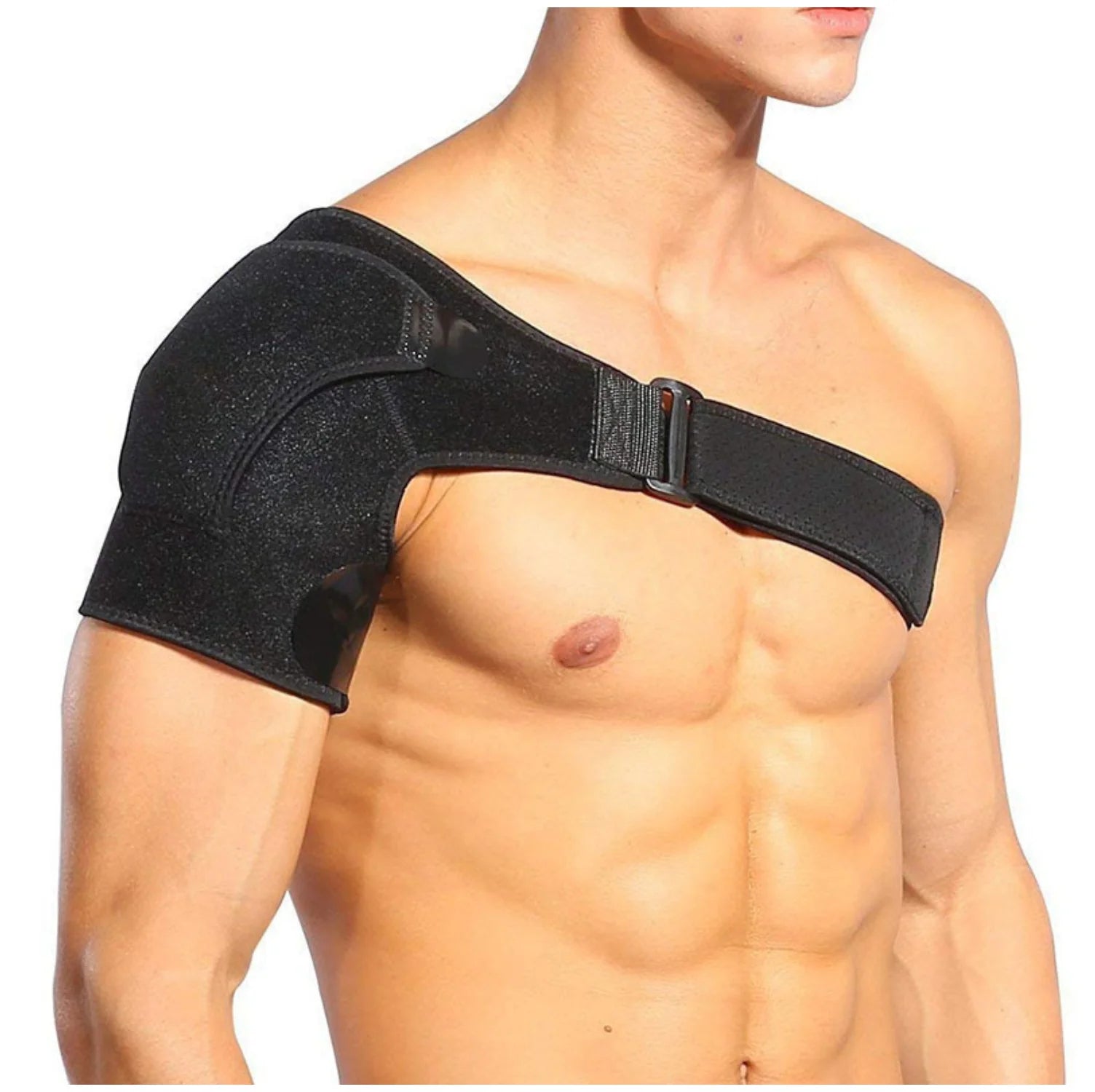 Adjustable Shoulder Support Brace - Single Shoulder Protector for Injury Recovery & Pain Relief