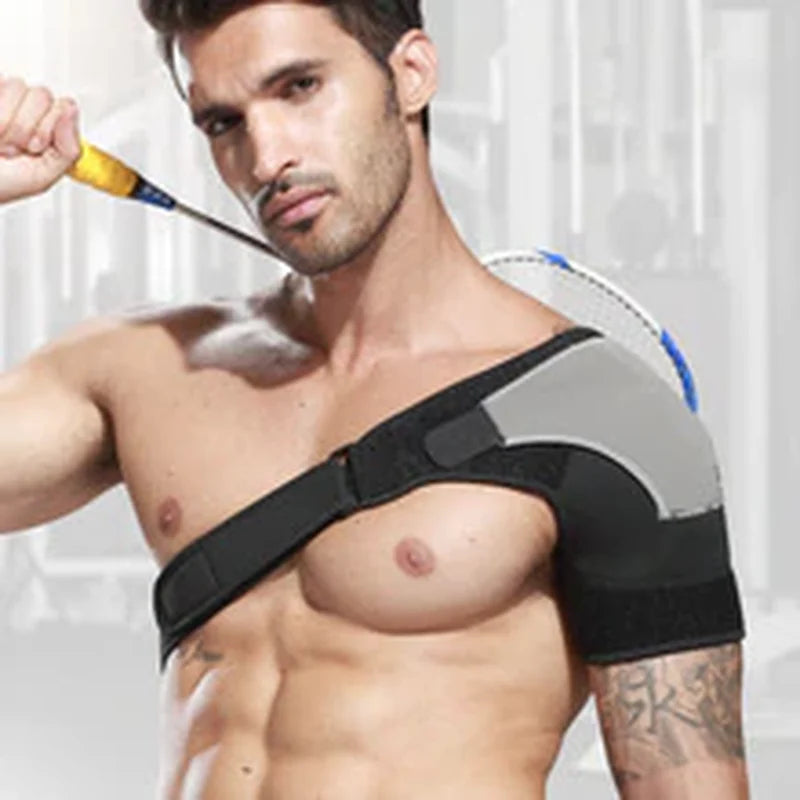 Sports Shoulder Pads, Sleeping Cold and Warm Shoulder Straps, Weightlifting Sports Protective Gear for Men and Women