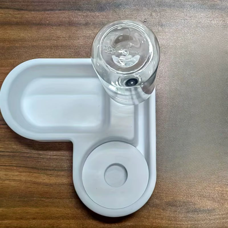 1PC Pet Food Bowl Cat and Dog Two-In-One Automatic Pet Feeder Automatic Watering Convenient Food and Water Dispenser