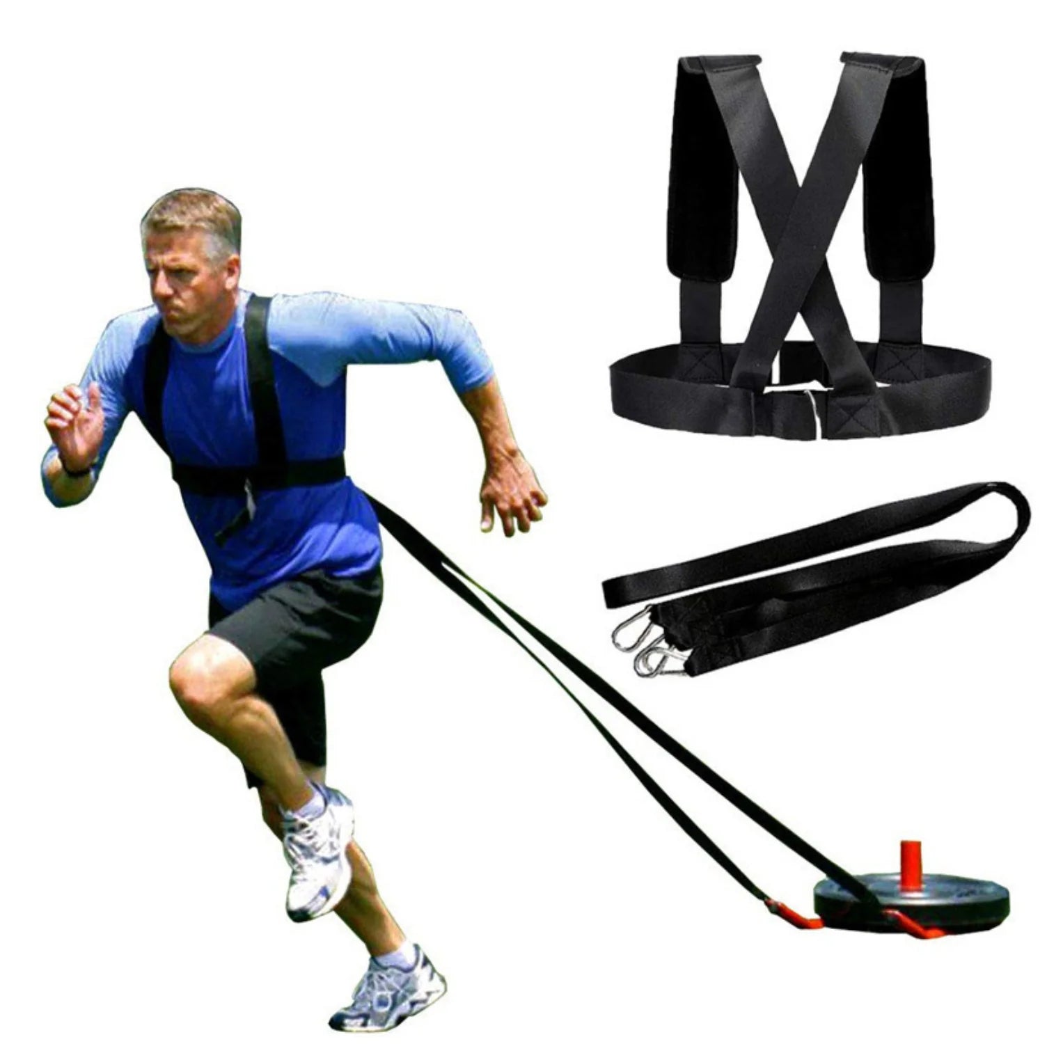 Adjustable Resistance Training Harness - Versatile Equipment for Strength Training