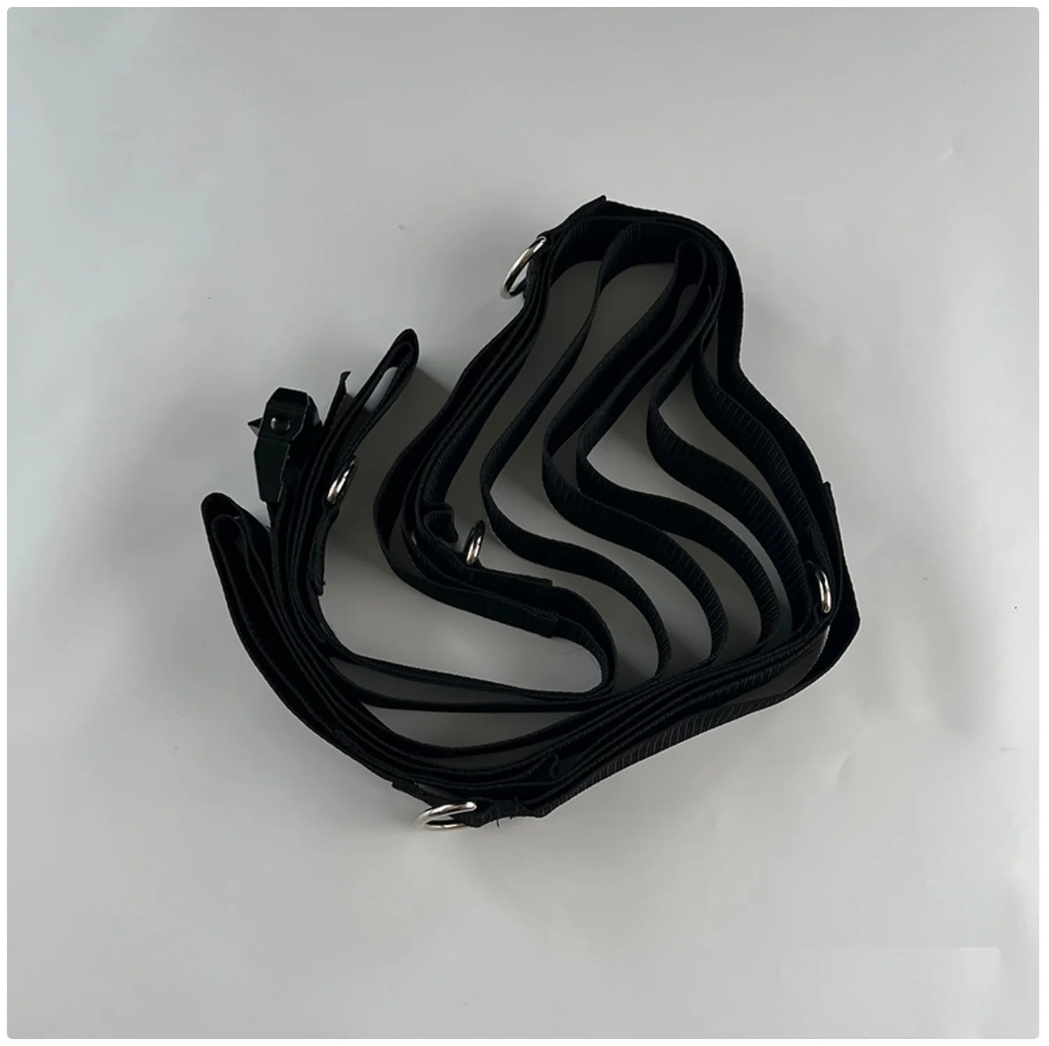 Adjustable Door Anchor Resistance Training Strap - 5 - Loop Workout Accessory for Home Gym