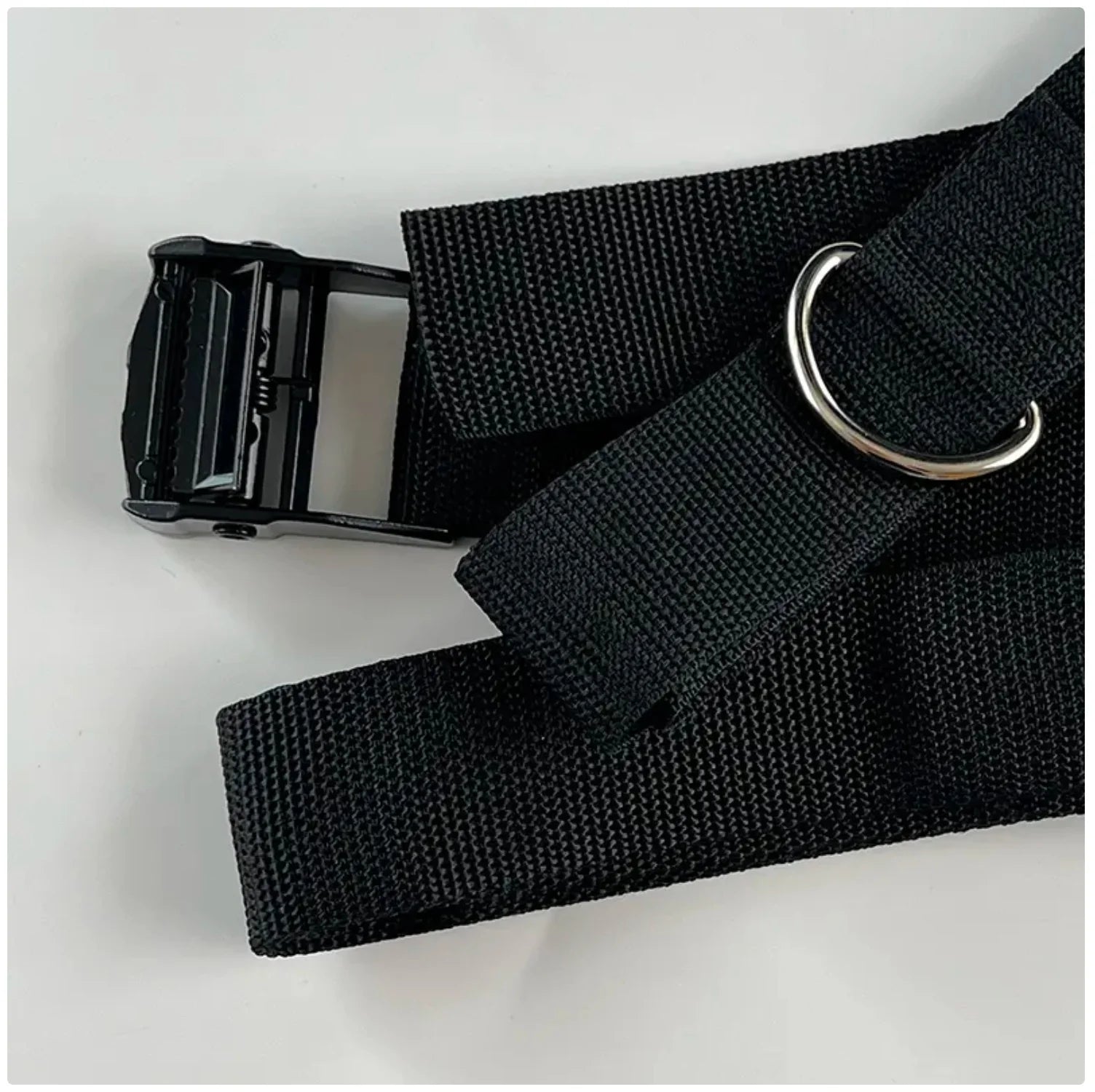 Adjustable Door Anchor Resistance Training Strap - 5 - Loop Workout Accessory for Home Gym