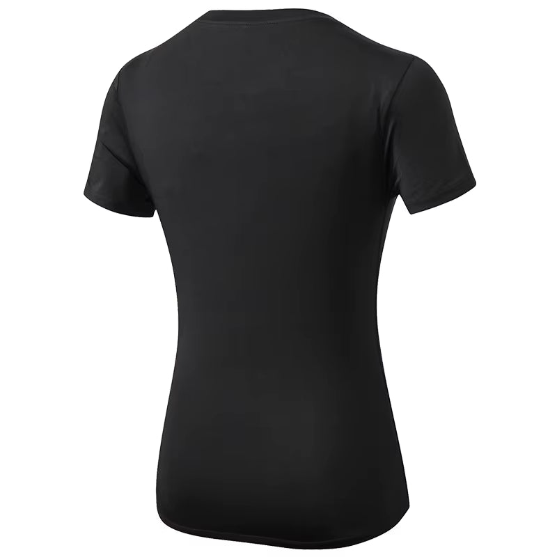 Quick Dry Stretch Slim Fit Yoga Tops for Woman Short Sleeve Sports Fitness T Shirt Outdoor Running T-Shirts Female Yoga Shirt