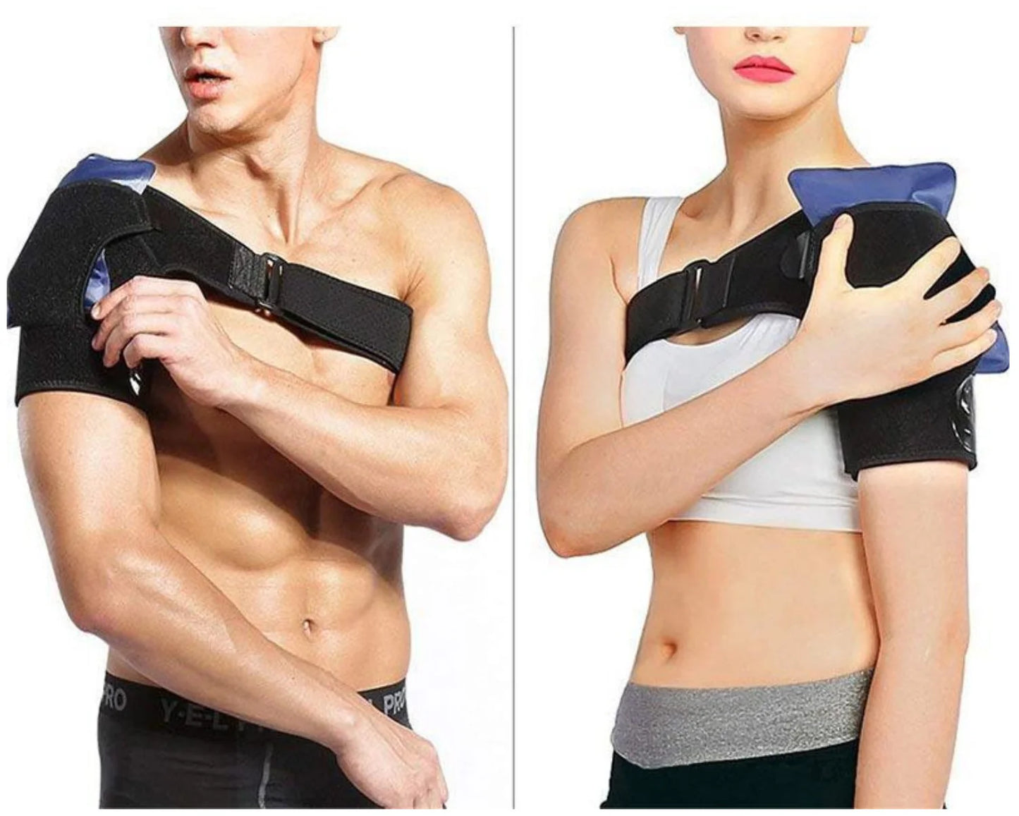 Adjustable Shoulder Support Brace - Single Shoulder Protector for Injury Recovery & Pain Relief